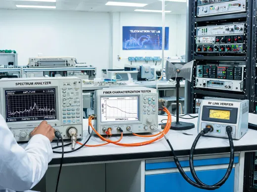 Telecom network alignment equipment