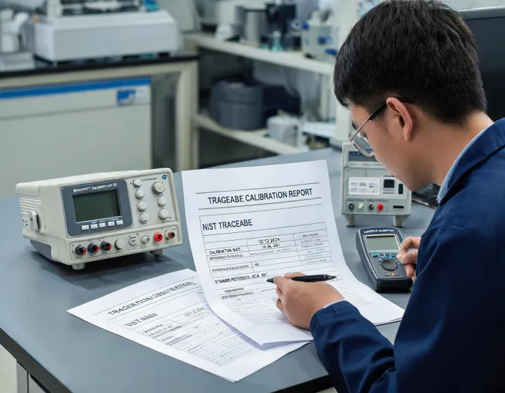 Extech calibration service documentation